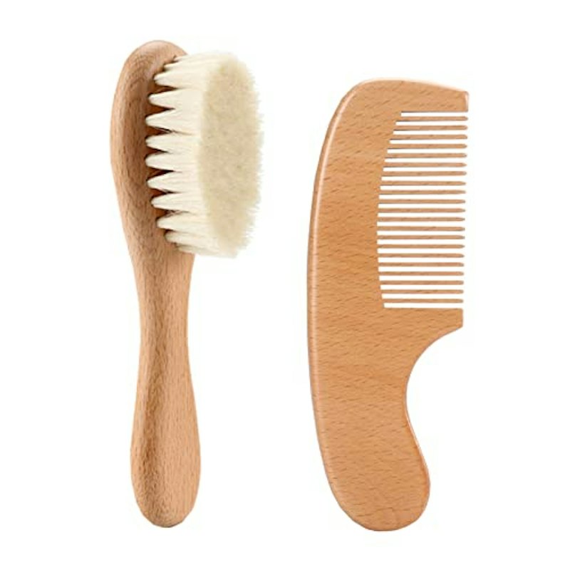 ベビーヘアブラシ 新生児用コームセット 1