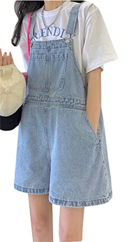 デニムサロペット