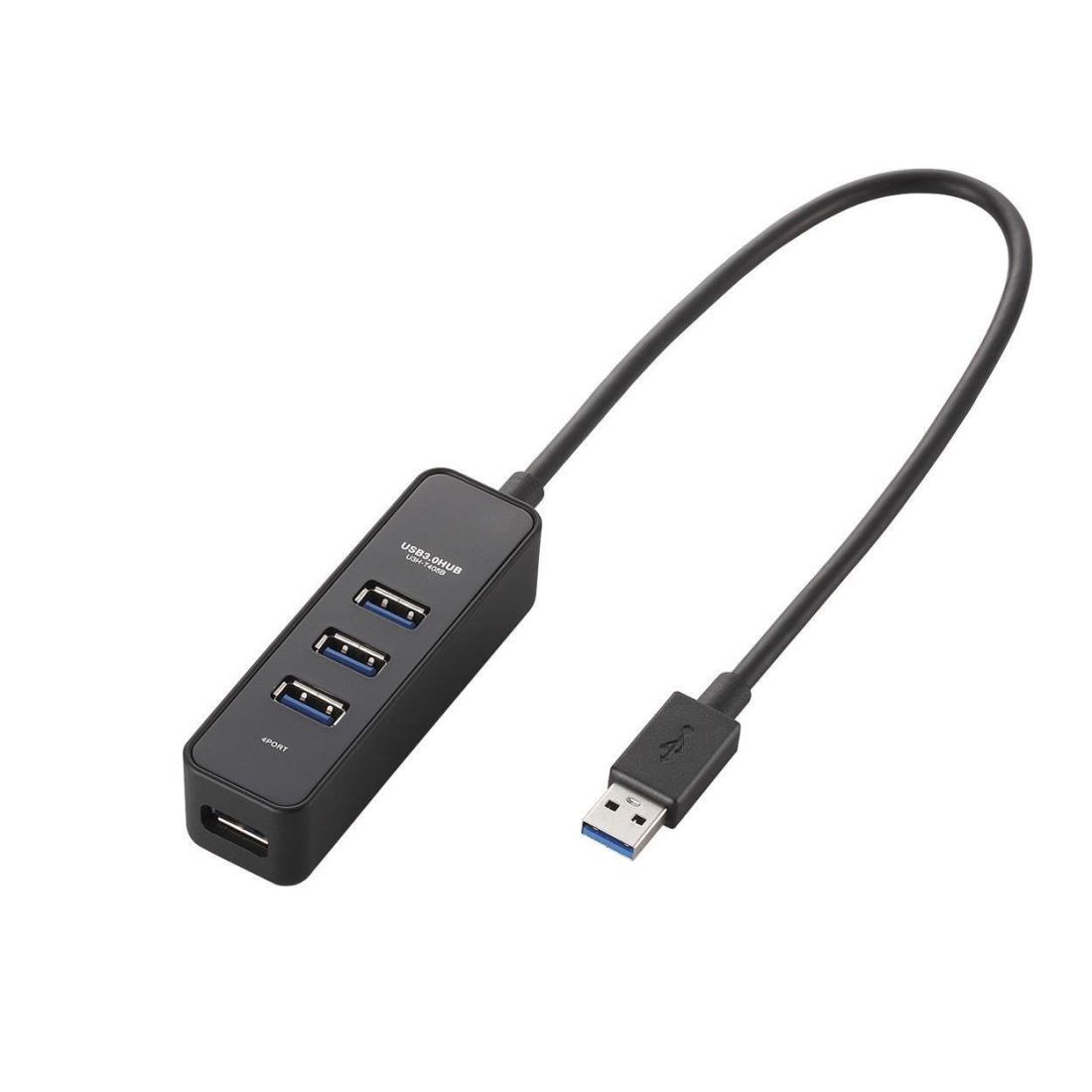 マグネット付き4ポートUSB3.0ハブ 1