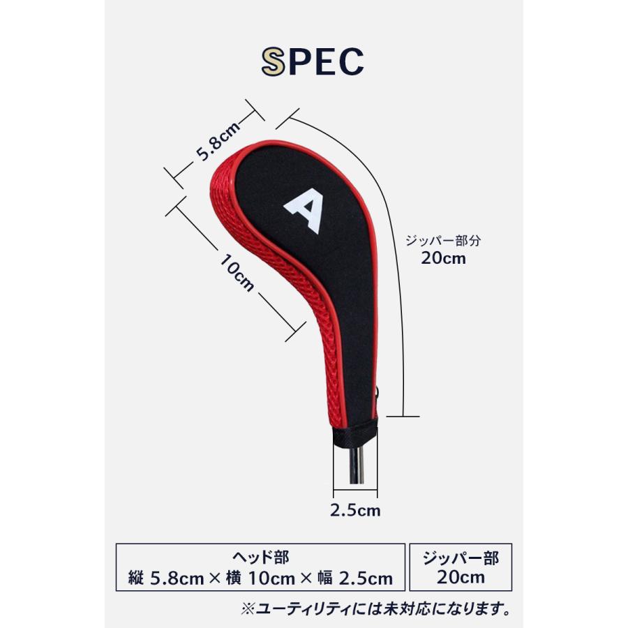 IRONS HEAD COVER 10pcs 10