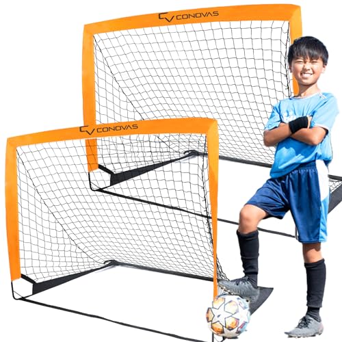 サッカーゴール 折りたたみ 子供用 【組立カンタンｘ省スペースｘシュート練習ｘプ 楽天市場】CONOVAS サッカーゴール 折りたたみ 子供用 【組立