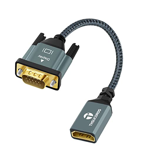 HDMI VGA アダプターケーブル 1