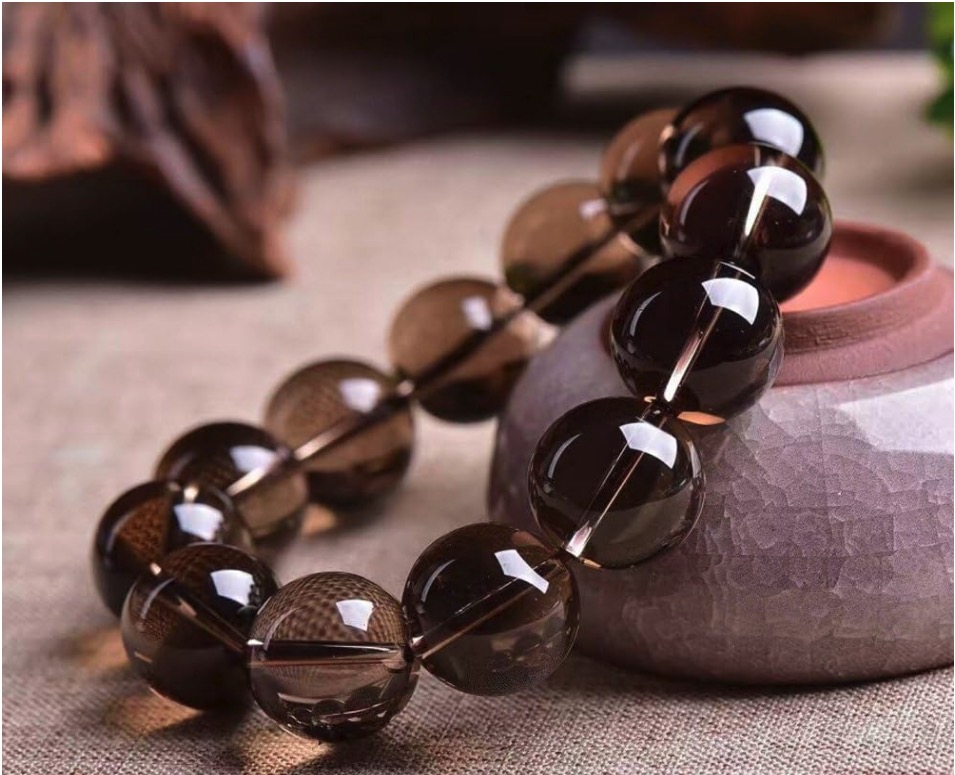 【天然石】5Aインカローズ8mm玉（穴あき） 天然石】5Aインカローズ8mm玉（穴あき）