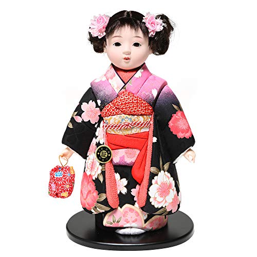 品質保証新品［市松人形7］日本人形／抱き人形／アンティーク／高さ50 cm／ 市松人形