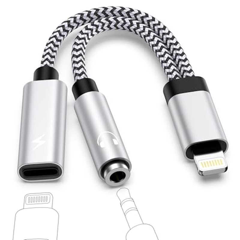 2in1 Lightning-3.5mm変換アダプター 1