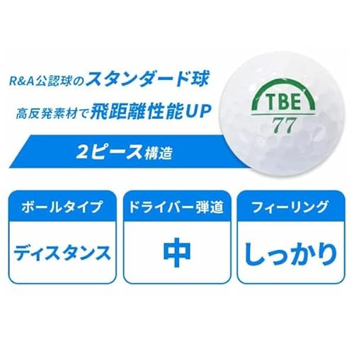 2ピースゴルフボール 3