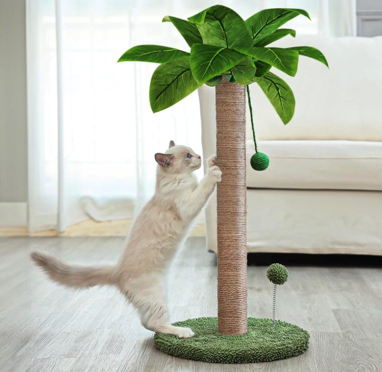 猫用爪とぎポール 1