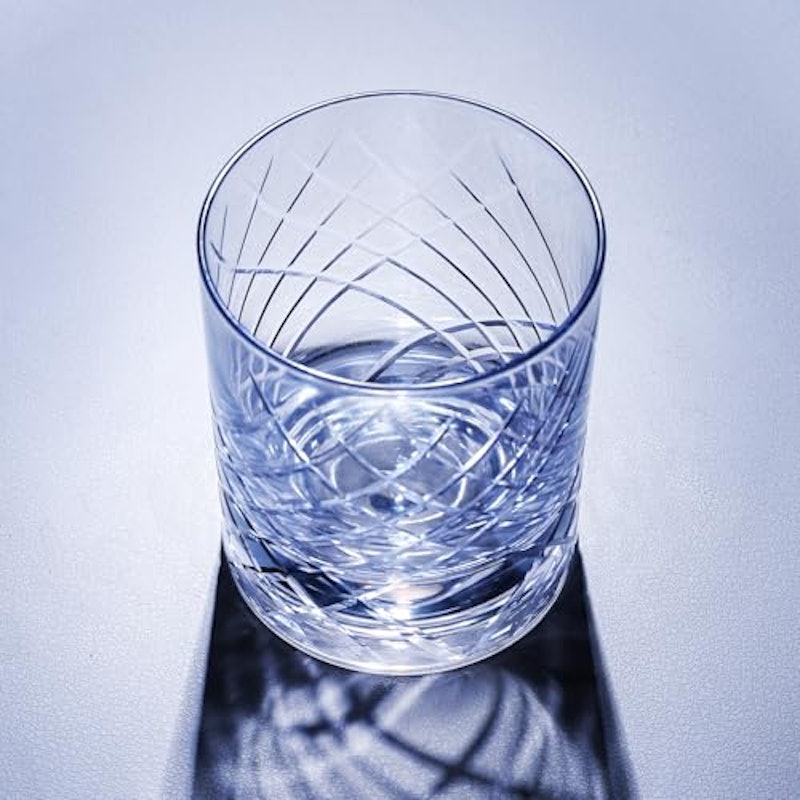 スピン切子グラス 3
