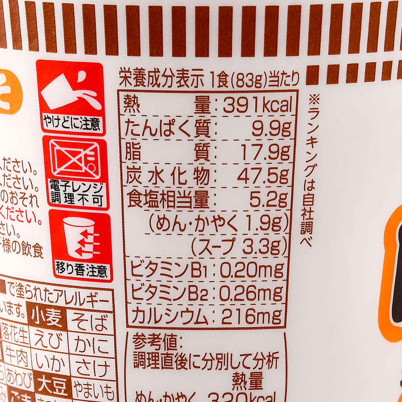 カップヌードル 味噌 3