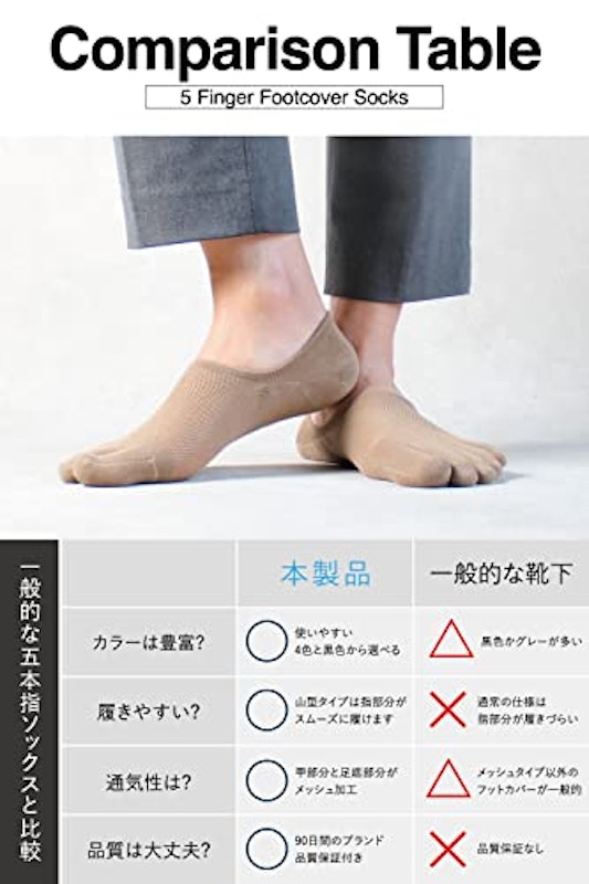五本指ソックス 5