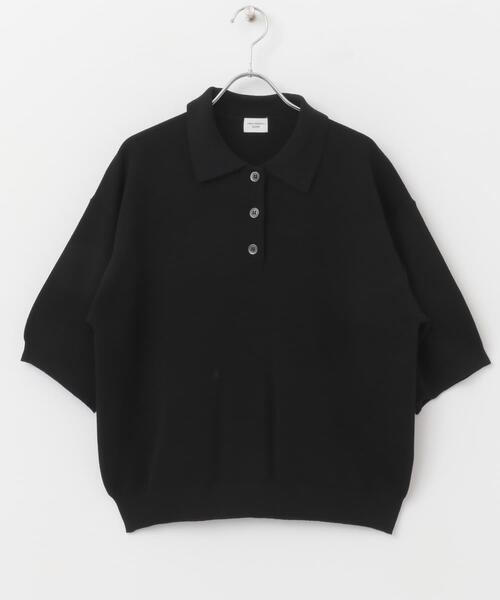 ニットポロシャツ 1