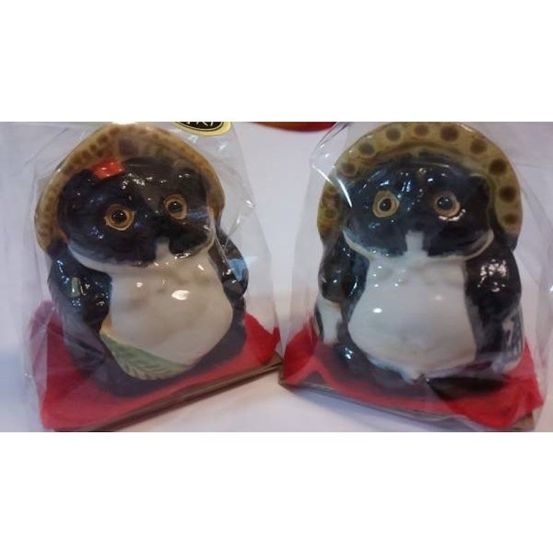 たぬき 置物 2