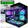 PASOUL ゲーミングPC デスクトップパソコン 海景房 GMQ360 ブラック 1