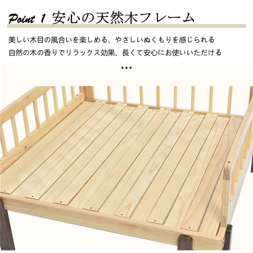 木製伸長式ソファーベッド 3