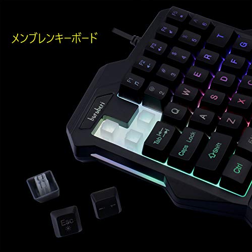 ゲーミング片手キーボード 4
