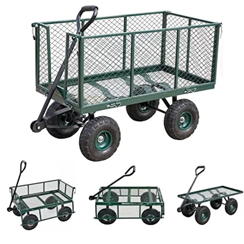 カゴ付き台車 1