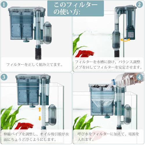 3W350LPH外掛け式フィルター 6