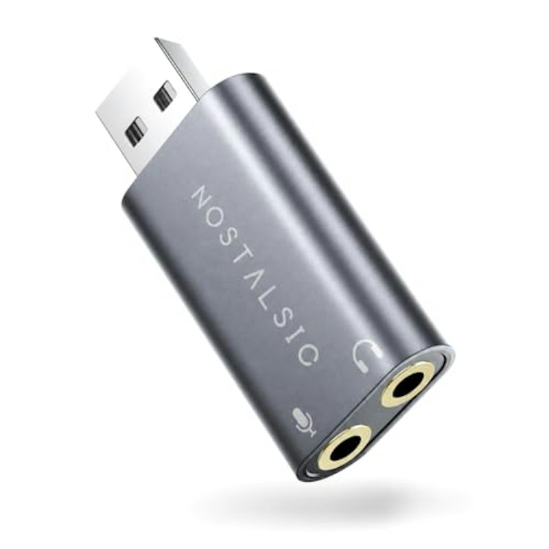 USB-A & 3.5mm オーディオ変換アダプタ 1