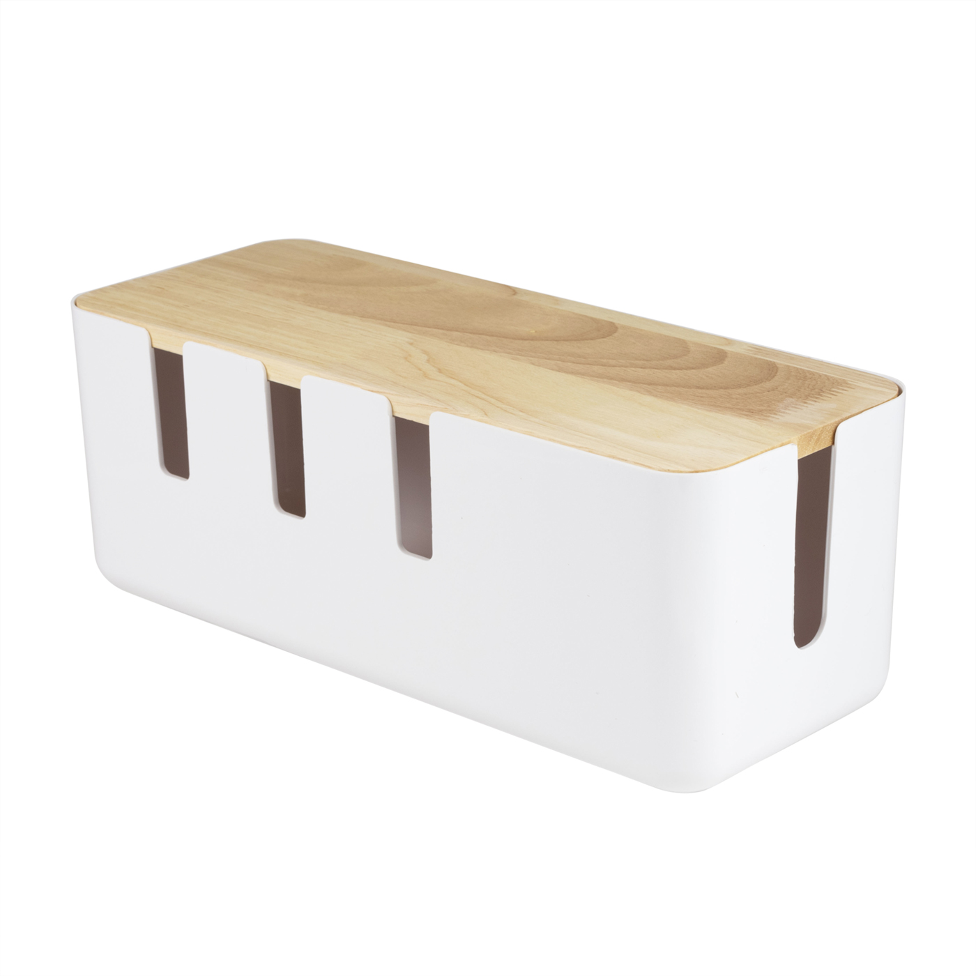 Baskiss ケーブルボックス テーブルタップ収納ボックスをレビュー