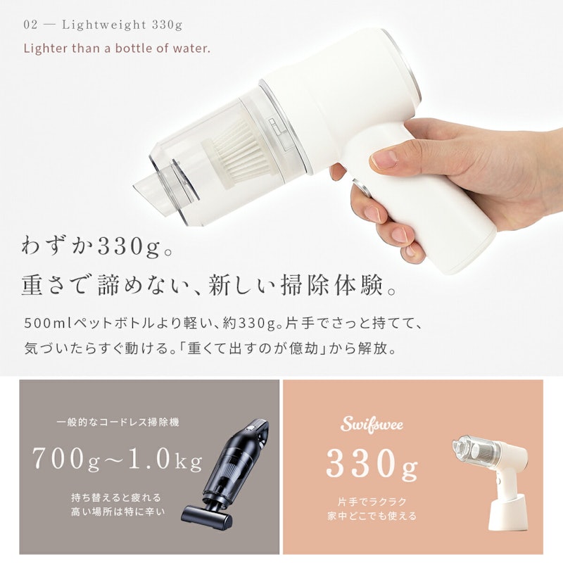 コードレスハンディクリーナー 4