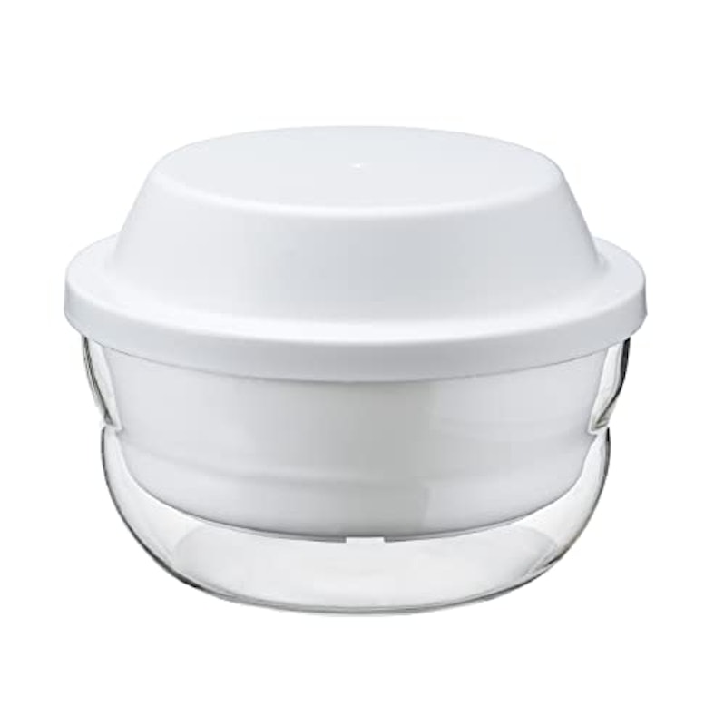 ガラスのレンジ蒸し器 1