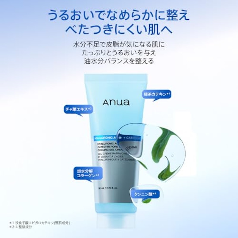 ヒアルロン酸カテキンクールジェルクリーム 6