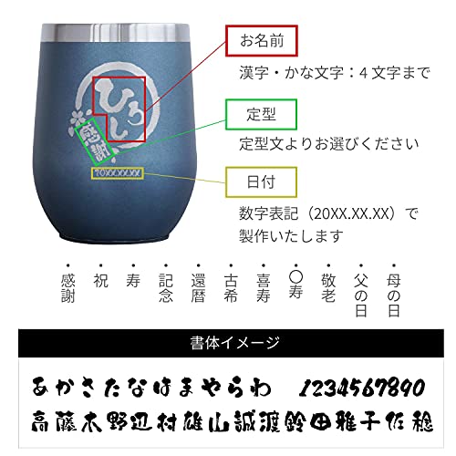 名入れ八福タンブラー 3