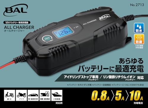 12Vバッテリー専用充電器 ALL CHARGER 2