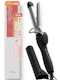 【 ロングバレル 強力クリップ 】SALONMOON サロンムーン カール ヘアアイロン コテ ダブル マイナスイオン 海外対応 80℃~220℃ (29段階) シリコンケース付 (32mm)