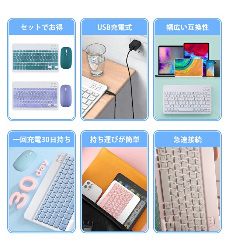 Bluetoothキーボード&マウスセット 2