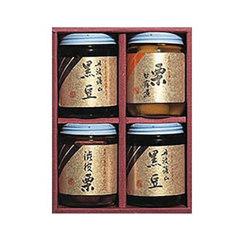 丹波篠山特産品 黒豆煮 栗甘露煮 栗渋皮煮 セット 1