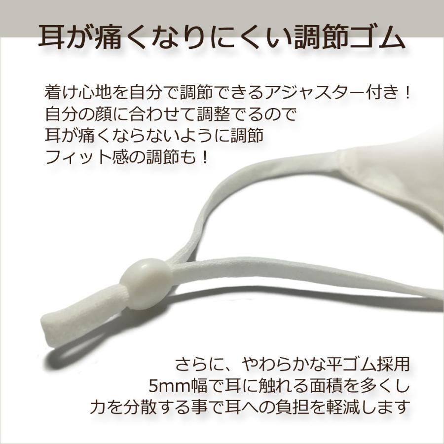 シルク100％立体マスク 5
