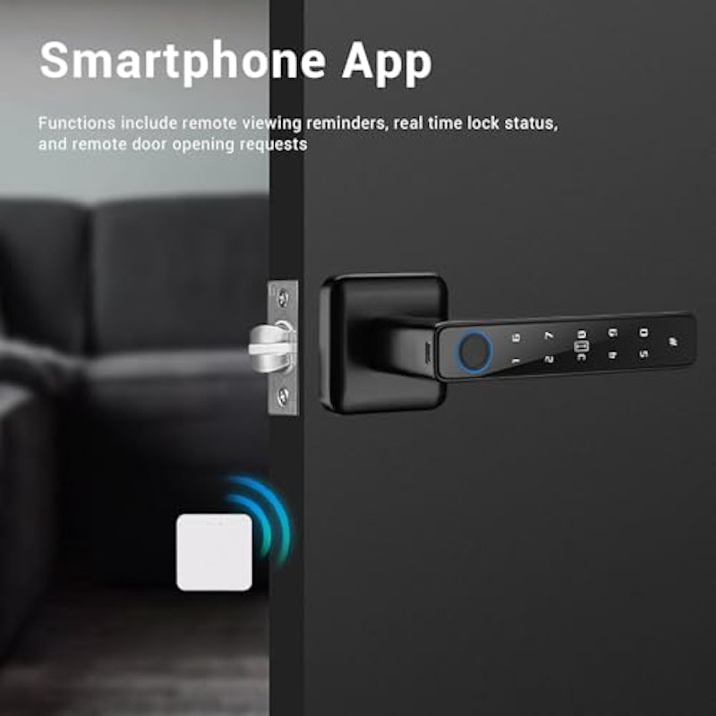 指紋認証スマートドアロック 3