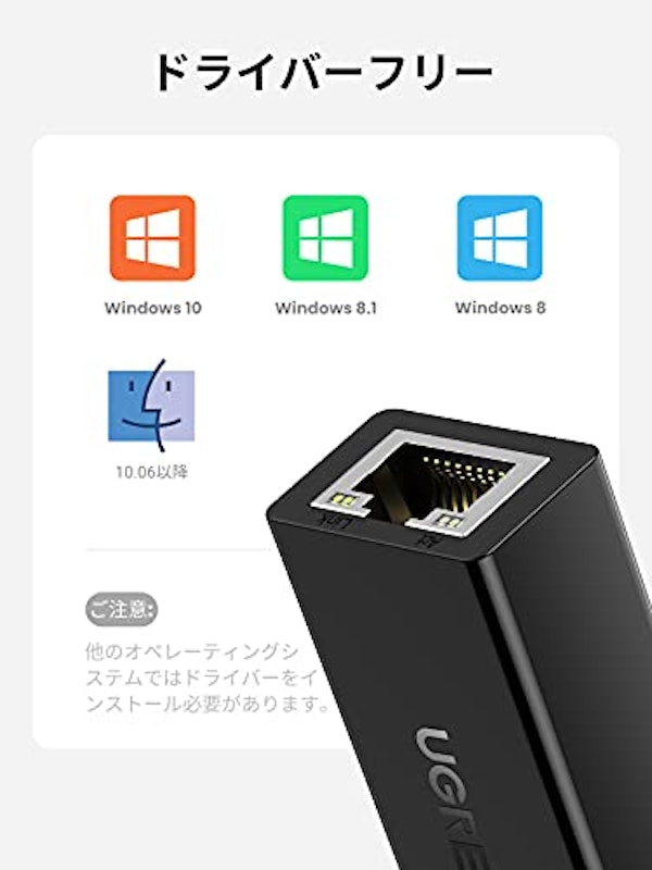 USB有線LANアダプター 4