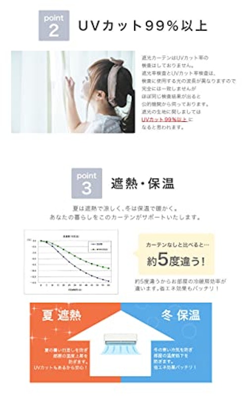 1級遮光カーテン 4