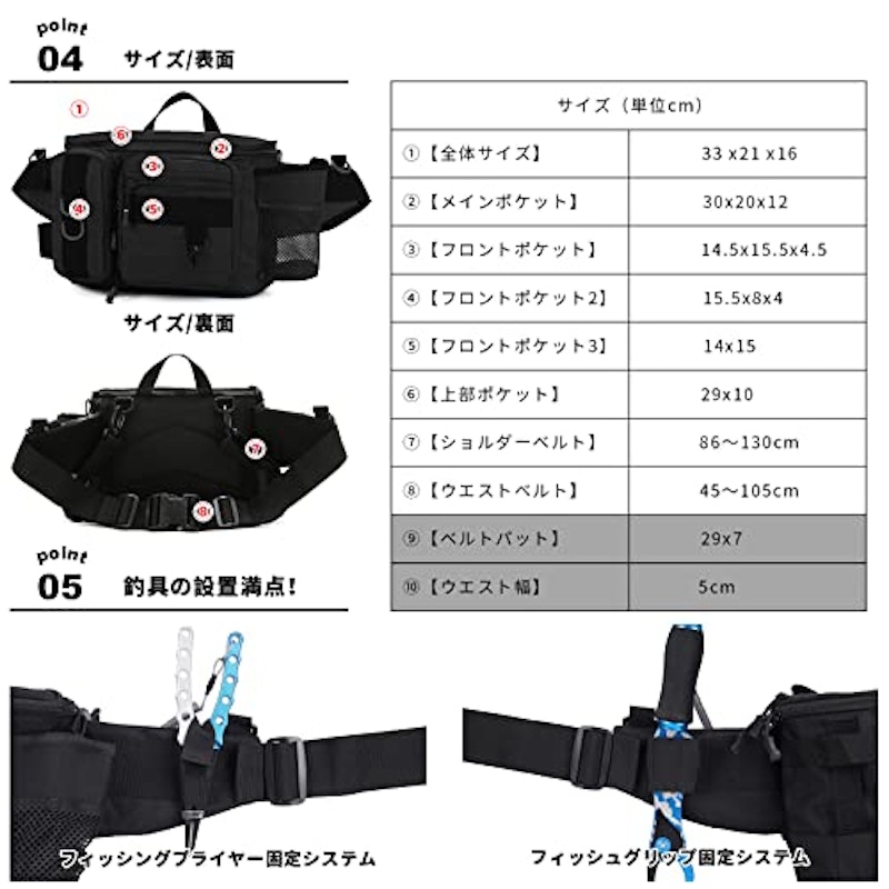 5WAY ヒップバッグ 4