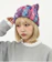 HIKA マルチストライプMIX編み猫耳ニットCAP 1