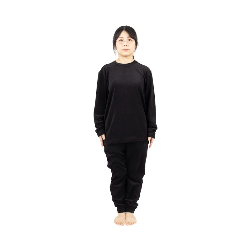 TIGORA SLEEP ユニセックス長袖Tシャツ ベロア素材 3