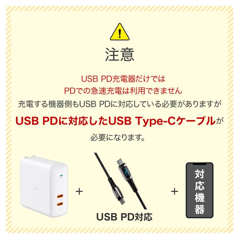 63W USB C 充電器 9