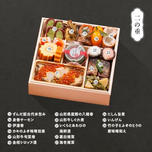 おせち 三段重  蝶 4