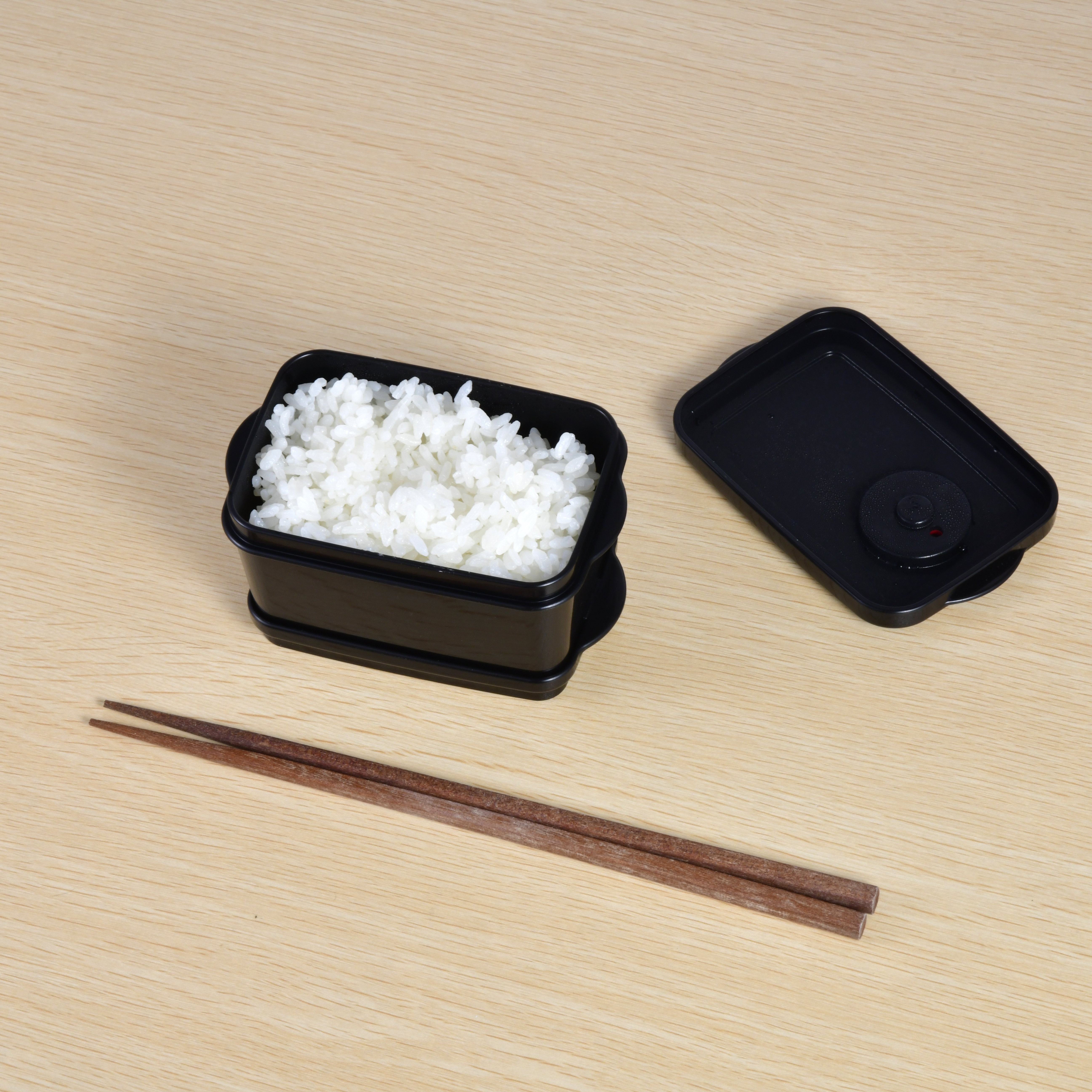 竹炭入りごはん用スチーマー保存容器 6