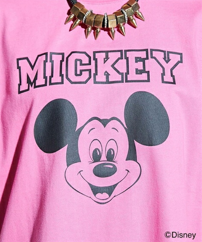 GEVS. ミッキーマウス フェイスプリントTシャツ 2