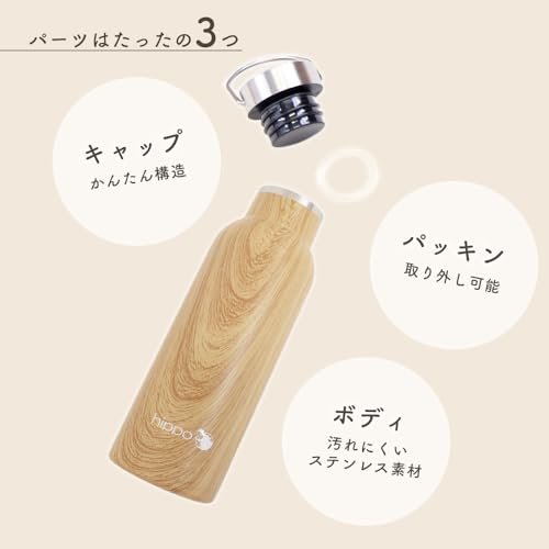 ステンレスボトル hippo -ヒッポ- ミルク缶型 3