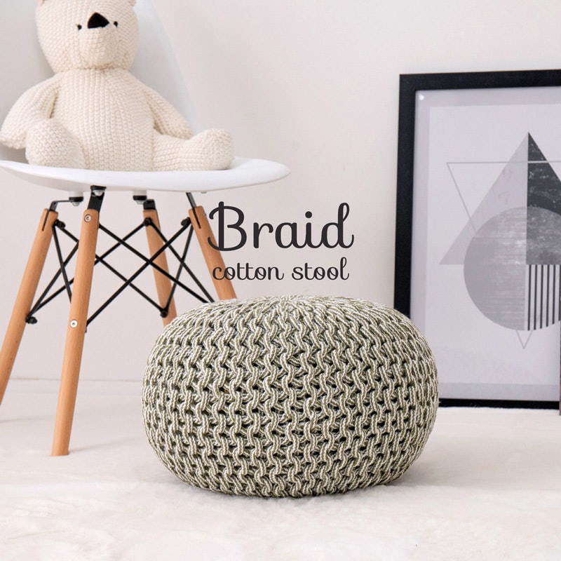 Braid cottton stool 2