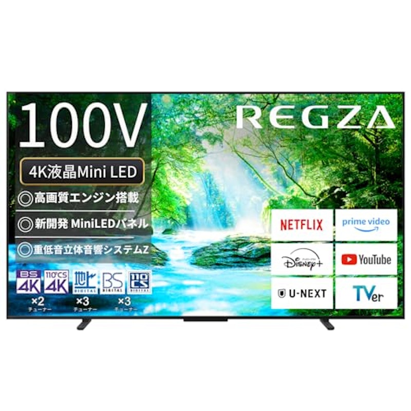 4K Mini LED液晶レグザ 1