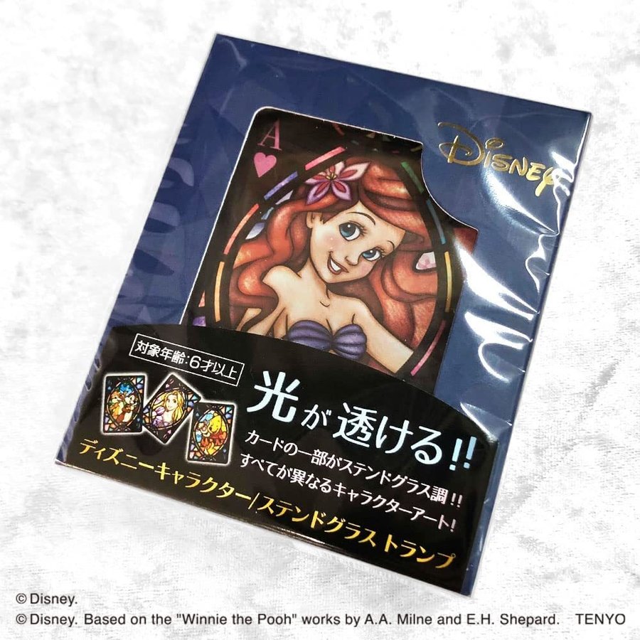 ディズニーキャラクター ステンドグラストランプ 1