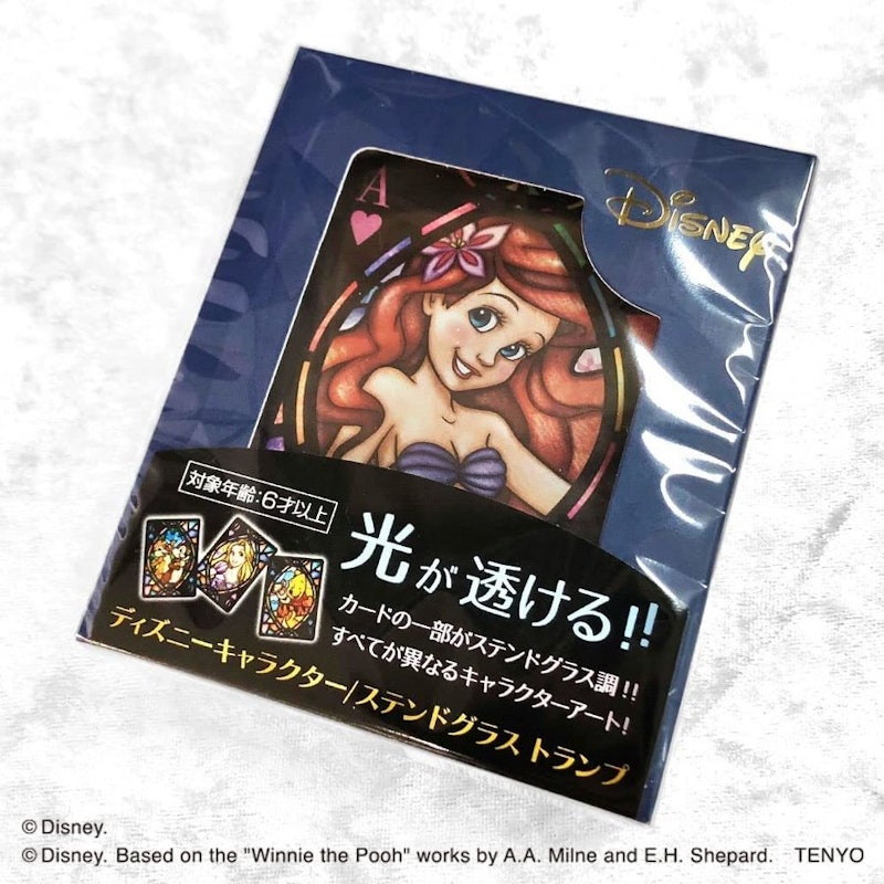 ディズニーキャラクター ステンドグラストランプ 1