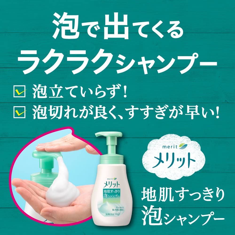 地肌すっきり泡シャンプー 3
