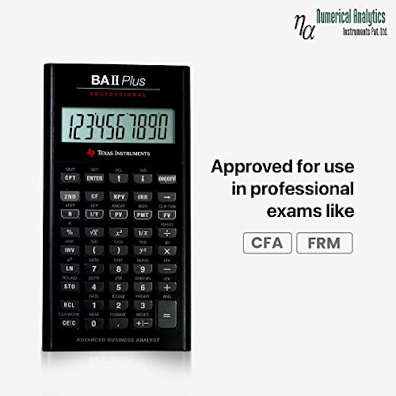 BA II Plus Professional Financial Calculator 4