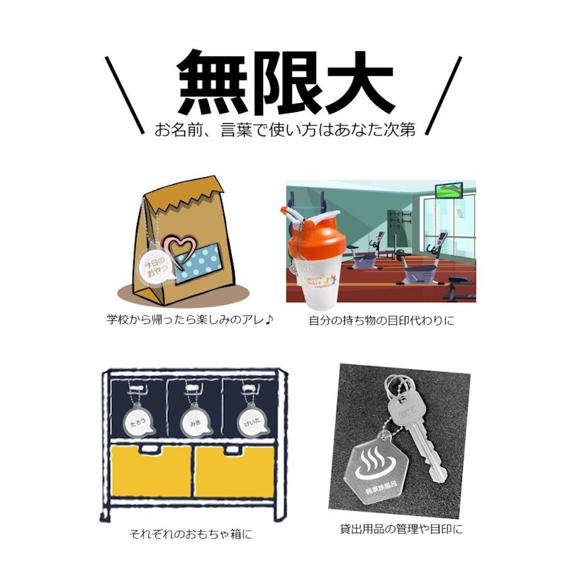 ミニネームタグ 7
